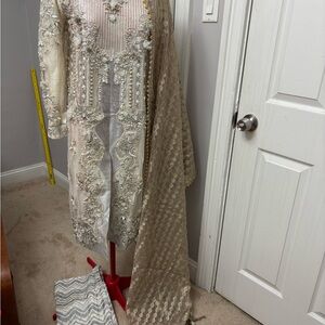 Elegant Embroidered Outfit with Dupatta